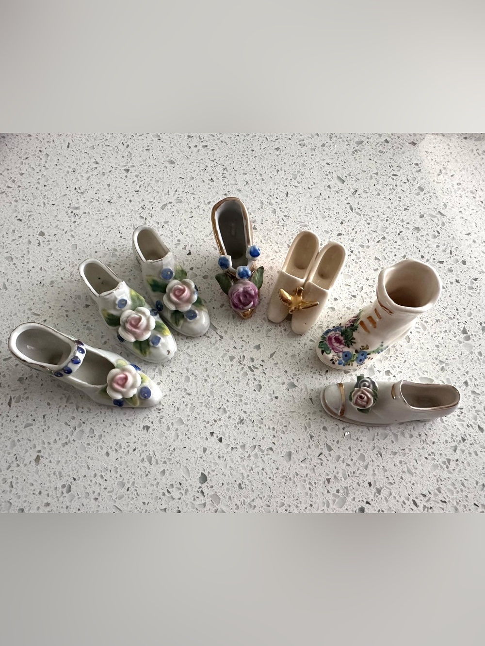 Miniature Porcelain Shoes